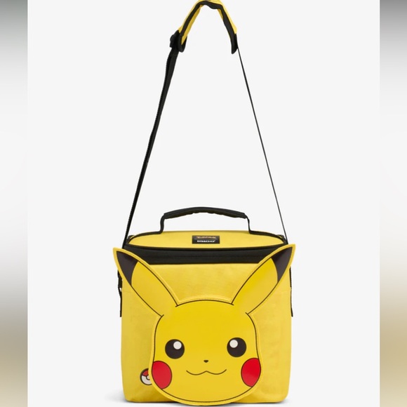 Pokemon Pikachu 9 Can Insulated Square Igloo Cooler Bag NWT - Picture 2 of 12